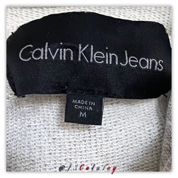 Calvin Klein Zip Up Hooded Sweater - Size M - Picture 3 of 5